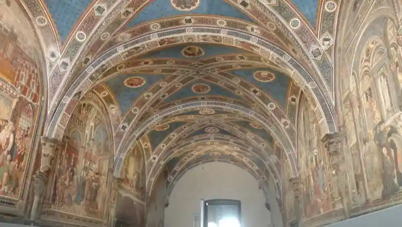 Painting on a ceiling, Santa Maria della Scala